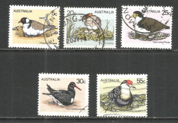 Australia 1978 Year, Used Stamps Set Birds - Gebruikt