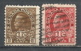 Canada 1916 Year, Used Stamps Set Mi.# 102-103 - Usados