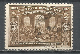 Canada 1917 Year, Used Stamp Mi.# 104 - Usados