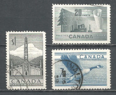 Canada 1952 Year, Used Stamps Set Mi.# 274-76 - Usados