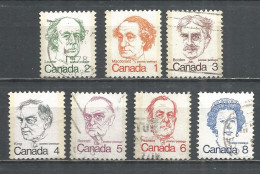 Canada 1973 Year, Used Stamps Mi.# 534-40 - Gebruikt