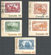 Canada 1982 Year, Used Stamps Mi.# 822-26 - Gebraucht