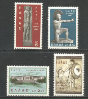 Greece 1962 Mint Stamps MNH(**) Set  - Unused Stamps