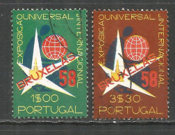 Portugal 1958 Used Stamps Mi.# 862-863 - Usado