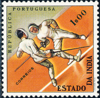 Portuguese India - 1962 - Sports / Sword-Play - MNH - Inde Portugaise