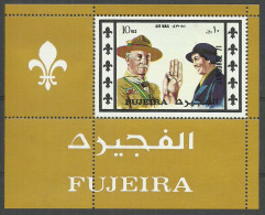 FUJEIRA 1971 Year Mint Block MNH(**) Scouting  - Fujeira