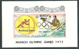 FUJEIRA 1972 Year Mint Block MNH(**) Sport Imperf. - Fujeira