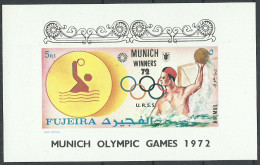 FUJEIRA 1972 Year Mint Block MNH(**) Sport Imperf. - Fujeira