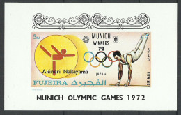 FUJEIRA 1972 Year Mint Block MNH(**) Sport Imperf. - Fudschaira