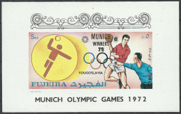 FUJEIRA 1972 Year Mint Block MNH(**) Sport Imperf. - Fujeira