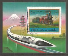 Fujeira 1970 Year, Used Block Trains  - Fujeira