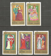 Fujeira 1972 Year, Used Set Painting  - Fujeira