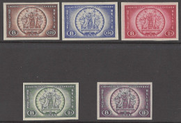 BELGIUM - 1939 - MVLH/*  -  COB TR205-209 IMPERFORATED - Lot 25956 - Neufs