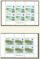 Jersey 1991 Year Mint MNH(**) 2 Mini Sheets - Jersey