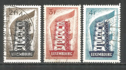 Luxembourg 1956 Used Stamps Set Mi # 555-557 Europa Cept - Usati