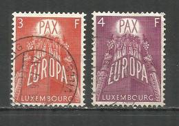 Luxembourg 1957 Used Stamps Set Mi # 572-574 Europa - Usati