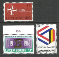 Luxembourg 1969 Year, Mint Stamps MNH (**)   - Nuevos