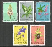 Luxembourg 1977 Year, Mint Stamps MNH (**)  Flower - Unused Stamps