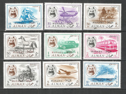 Manama 1967 Year Mint Stamps MNH(**) Ships OVPT - Manama