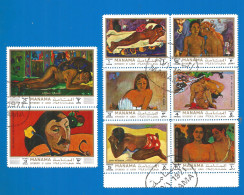 Manama 1971 Year, Used Stamps Set Painting - Manama