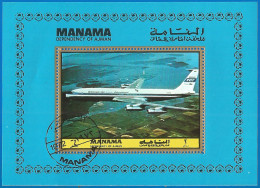Manama 1972 Year, Used Block Aircraft Boing - Manama