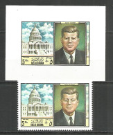 Ras Al-Khaima Mint Stamps Kennedy - Ras Al-Khaimah