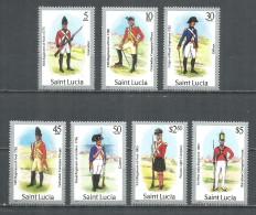 Saint Lucia 1975 Year, Mint Stamps MNH (**) Wz.0 - St.Lucia (1979-...)