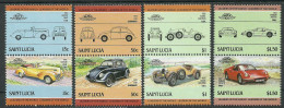 Saint Lucia 1984 Year, Mint Stamps MNH (**) Cars - St.Lucie (1979-...)