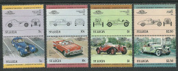 Saint Lucia 1984 Year, Mint Stamps MNH (**) Cars - St.Lucie (1979-...)
