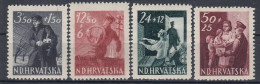 NDH 173-176,unused,hinged (*) - Croatie