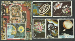 Sharjah 1972 Year, Used Stamps Set Space  - Sharjah