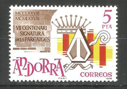Spanish Andorra 1978 , Mint MNH (**) Stamp  - Nuevos