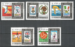 Yemen Kingdom 1965 Used Stamps Mi.# 627-631 - Yemen