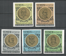 Yemen Kingdom 1966 Mint Stamps MNH (**) Mi.# 202-206B Imper -Pope John XXIII - Yemen