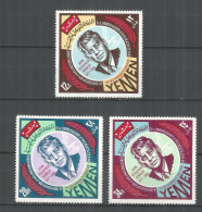 Yemen Kingdom 1967 Mint Stamps MNH (**) Mi.# 251-253A - JOHN F KENNEDY - Yemen