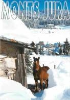 Animaux - Chevaux - Franche Comté - Monts Jura - Hiver - Neige - Horses - Pferde - CPM - Carte Neuve - Voir Scans Recto- - Pferde