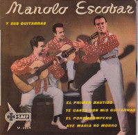 MANOLO ESCOBAR Y SUS GUITARRAS - EP FR  - EL POROMPOMPERO + 3 - World Music