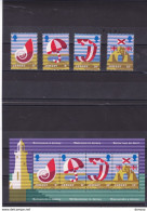 JERSEY 1975 TOURISME Yvert 113-116 + BF 1, Michel 119-122 + Block 1 NEUF** MNH Cote 4,10 Euros - Jersey