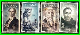 ESPAÑA SELLOS AÑO 1965 - PERSONAJES ESPAÑOLES - SERIE - Oblitérés