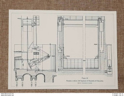 Centrali Idroelettriche 1934 Sezione Impinato Brentella Di Pederobba Fiumerotto - Other & Unclassified