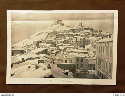 Campobasso Nel 1925 Panorama Invernale Molise - Autres & Non Classés