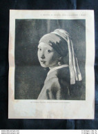 J.V.V. Delft: Testa Di Fanciulla + F. Hals: Giovane Pescatore Stampa Del 1928 - Autres & Non Classés
