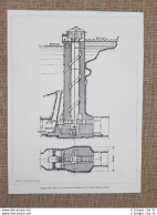 Centrali Idroelettriche Nel 1934 Sezione Presa Ceresole Reale E Galleria Fadalto - Other & Unclassified