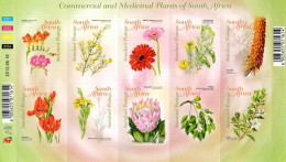 South Africa - 2012 Commercial And Medicinal Plants Sheet (**) - Piante Medicinali