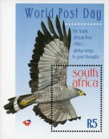 South Africa - 1998 World Post Day Gymnogene MS (**) # SG 1099 , Mi Block 69 - Aigles & Rapaces Diurnes