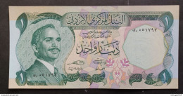 BANKNOTE الأردن JORDAN JORDAN 1 DINAR KING HUSSEIN 1975 UNCIRCULATED SUPERB ! - Giordania