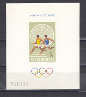 Romania 1968 - Olympic Games, Mexico, Mi-Nr. Block 67, MNH** - Neufs