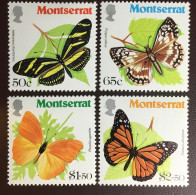 Montserrat 1981 Butterflies MNH - Vlinders
