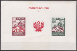 Peru Bl 4, Block Of 603, 604 ** From 1961, Slightly Stored, Brands Impeccable #c798 Lot7 - Perú