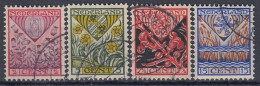 NETHERLANDS 201-204,used,falc Hinged - Usados